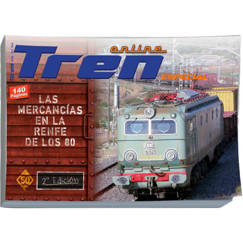 Revista TREN Nº50 ESPECIAL Las mercancías en la RENFE de los 80