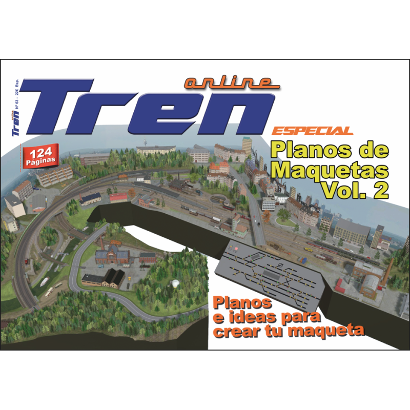 Revista Tren - Revista Nº63 Especial planos de maquetas Vol.2